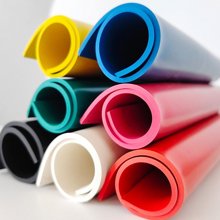 Natural Abrasive Resistant Fluorine FKM Rubber Sheet for Industry Wholesale High Quality Black Industrial Rubber Roll