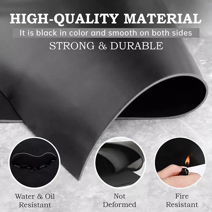 Industrial Shock Absorbing Anti Aging Thickness Fkm Nbr Sbr Neoprene Epdm Rubber Sheet Roll