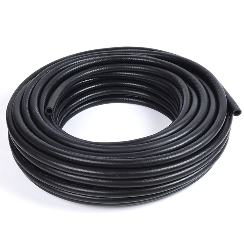 400 Series Automotive E85 An4 An6 An8 An10 An12 Nbr Cpe Rubber Black Braided Push Lock Push On Hose