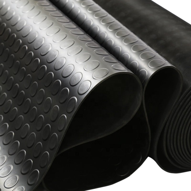 Factory Customization 20mm Thick Rubber Mat Sheet Anti Slip Rubber Flooring Sheet Rolls