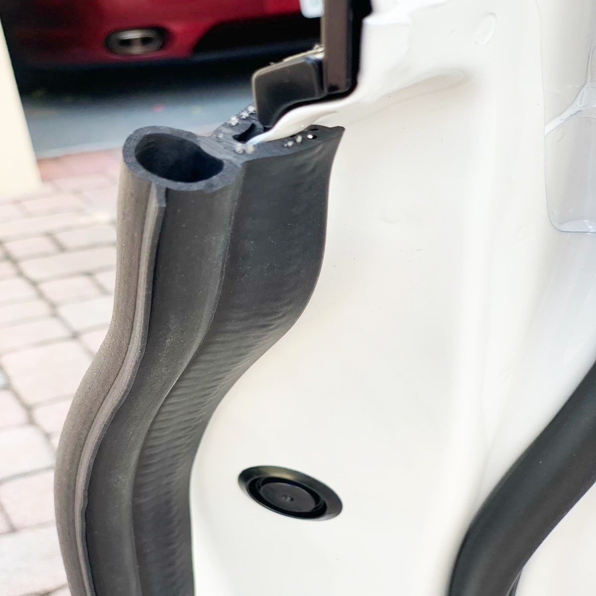 car door rubber seal Trim with EPDM Rubber Bulb Seal with built in metal clips