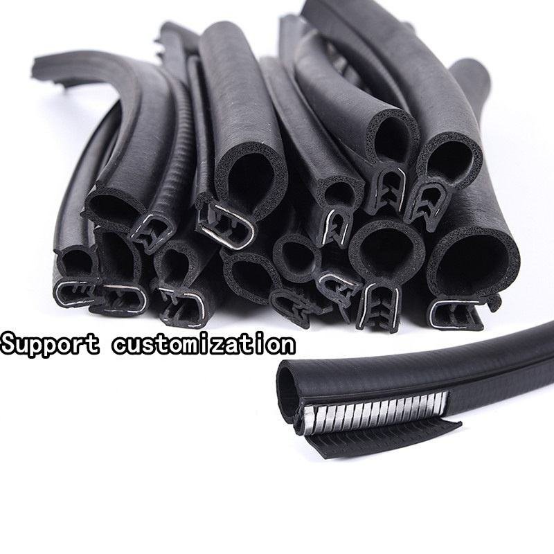 Customized Automotive Car Windshield Flexible Door EPDM Composite Door and Window U-Shaped Rubber Seal Strip