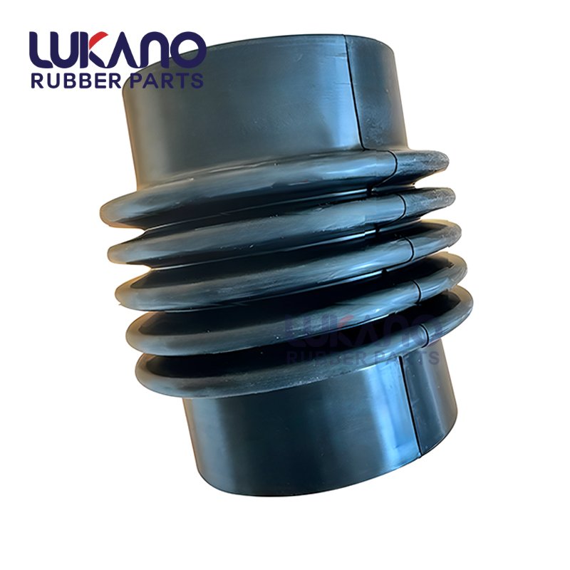 High-temperature rubber bellows custom molded Rubber expansion joints
