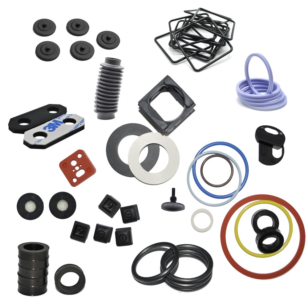 Customized Moulding FKM Buna Rubber Mold Part Automotive Sealing Compression Frication Rubber Products
