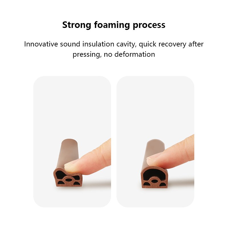 Window sealing strip anti-collision shock absorption foam self-adhesive type rubber seal strip