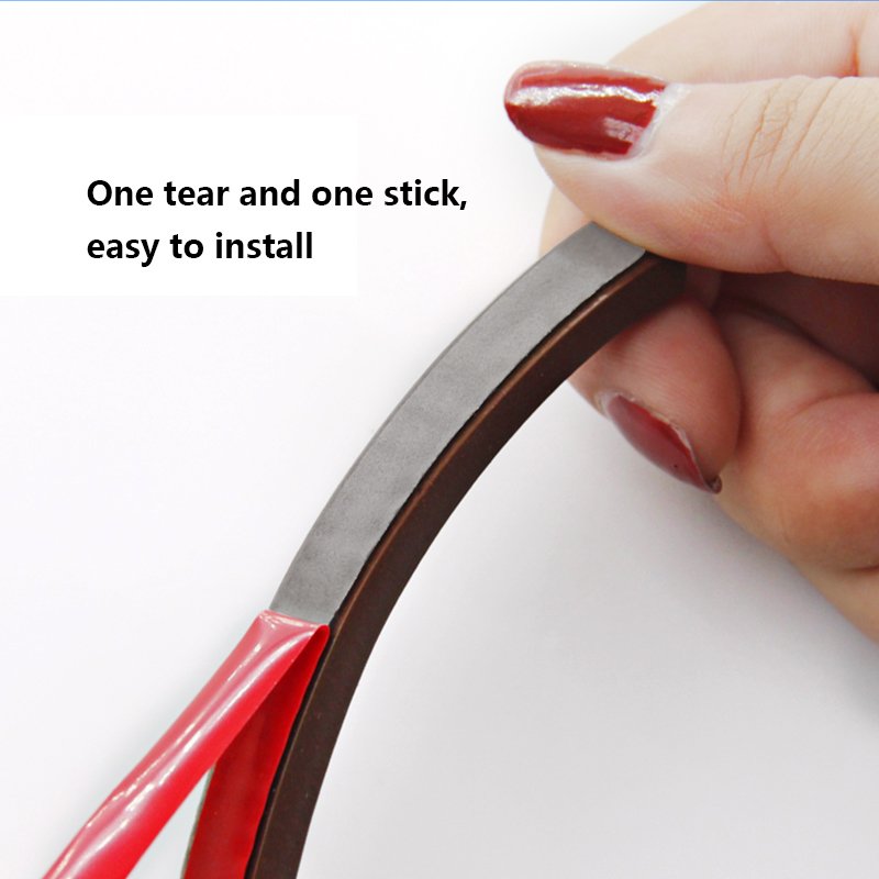 Window sealing strip anti-collision shock absorption foam self-adhesive type rubber seal strip