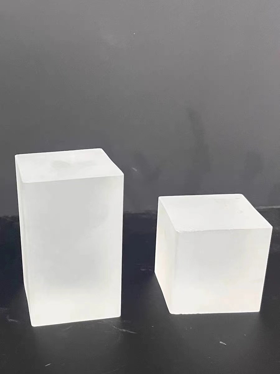 Transparent glossy PC rods PC square rods PC tube milky white diffusion polycarbonate square rods frosted one two meter OEM