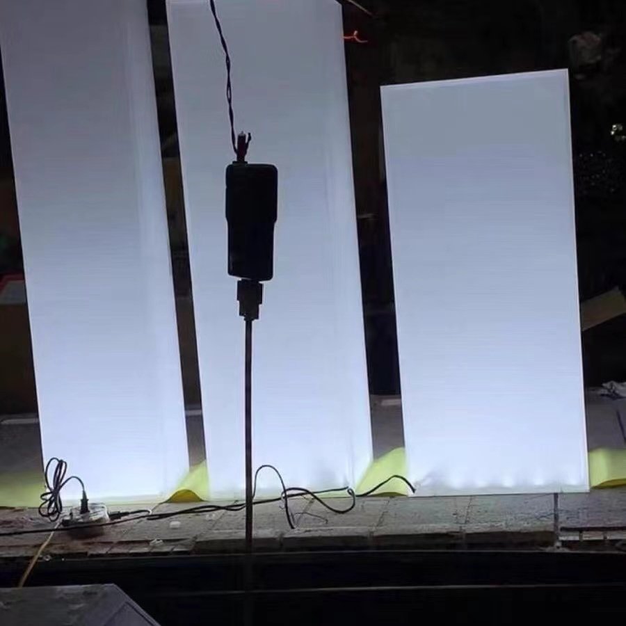 Transparent glossy PC rods PC square rods PC tube milky white diffusion polycarbonate square rods frosted one two meter OEM