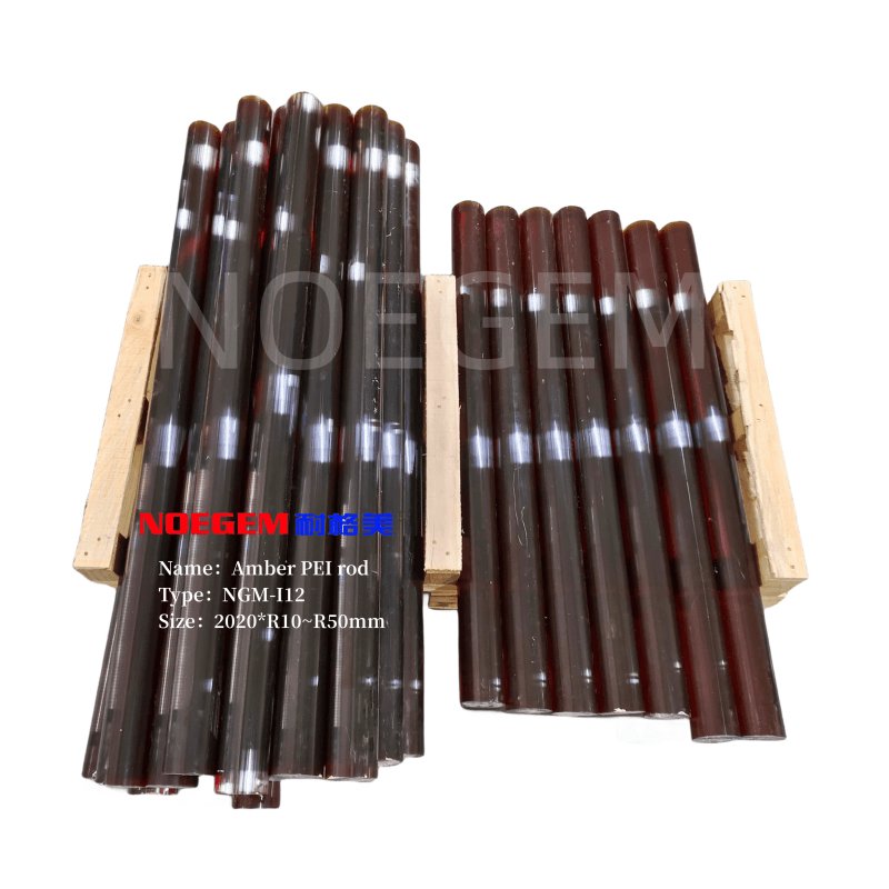 Factory sells customizable plastic rods heat and chemical resistant Suitable for analytical instruments PEI plastic rods