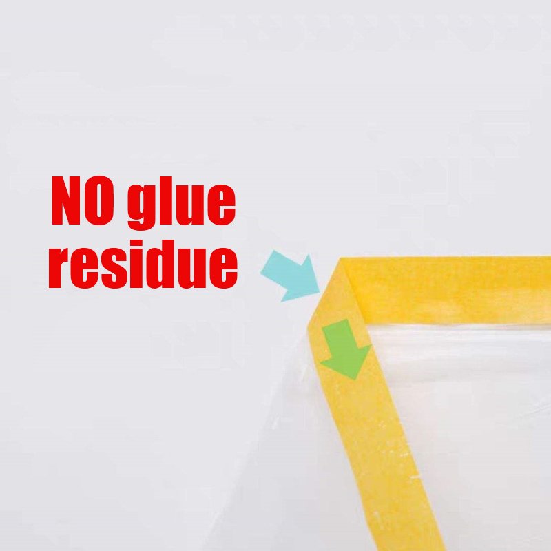 Pre-Taped Masking Film Plastic Automotive Auto Painting Pre Taped Masking Film Roll With Tape For Car Painting