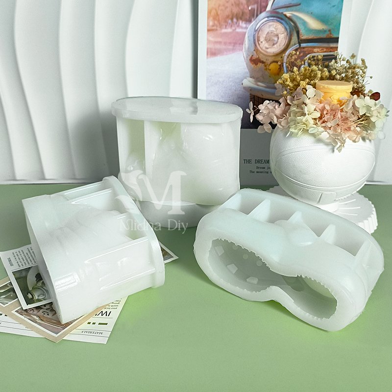 J1124 New Design 3D High Top Basketball Child Shoes Sneaker Mold Custom Baby Style Kids Sneakers Silicone Mould Home Decoration