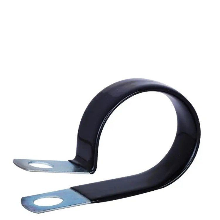 R type ss304 hose clamp SS 201 304 316 Rubber Durable Tension Control Band motorcycle/general industry Black Zinc HDG