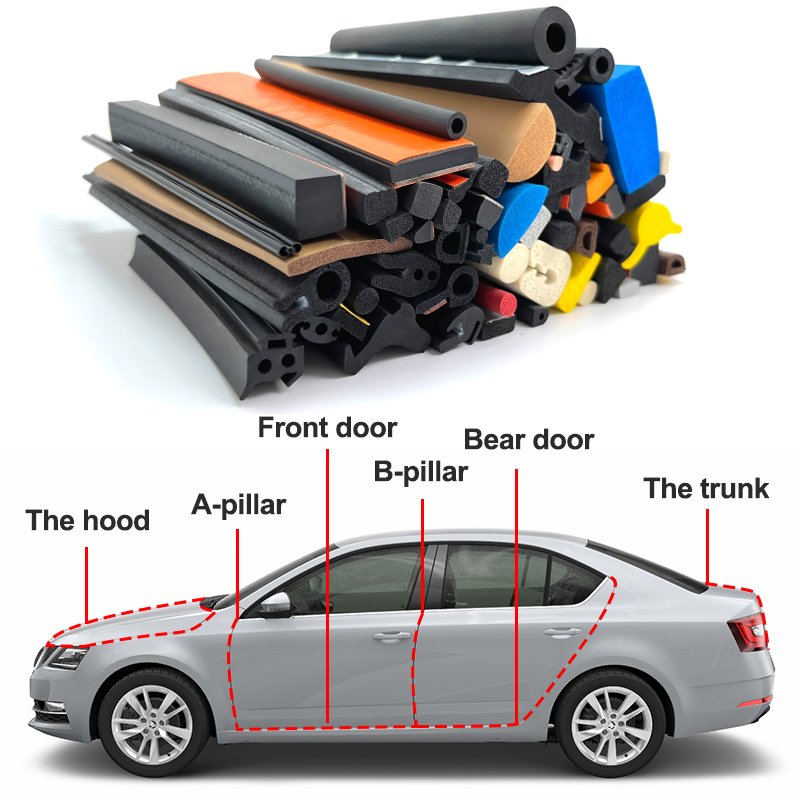 XHW Car Seals Edge Strips Auto Roof Windshield Car Rubber Sealant Protector Seal Strip Window Seals For Auto