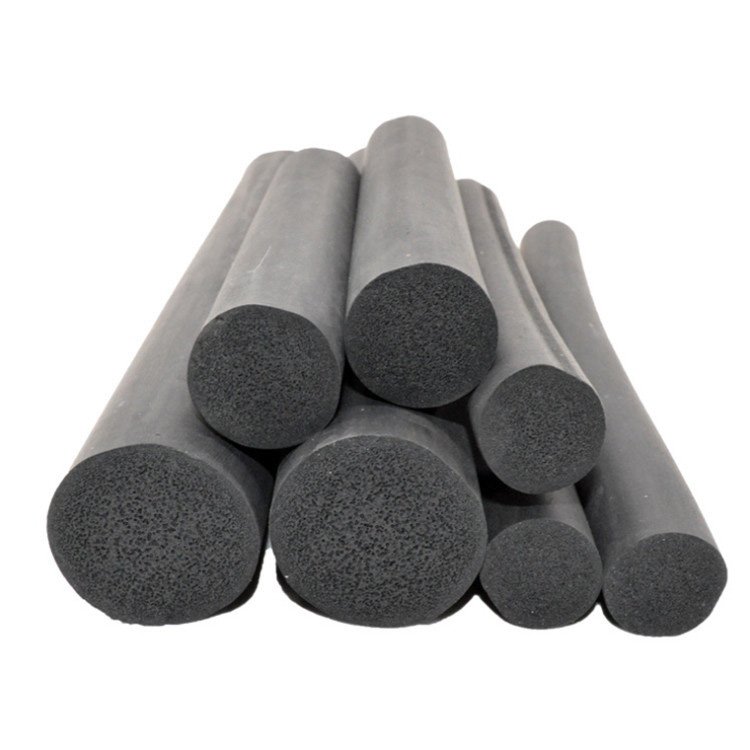 Heat resistant Silicone Extruded Rubber Seal Customized different Shape Sponge Cord/silicone foam sealing tube
