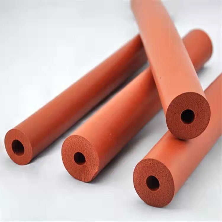 Heat resistant Silicone Extruded Rubber Seal Customized different Shape Sponge Cord/silicone foam sealing tube