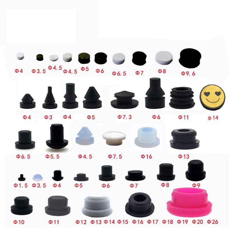 Kaixi Heat-resistant Customized color stoppers / silicone rubber plugs for Electronic equipment