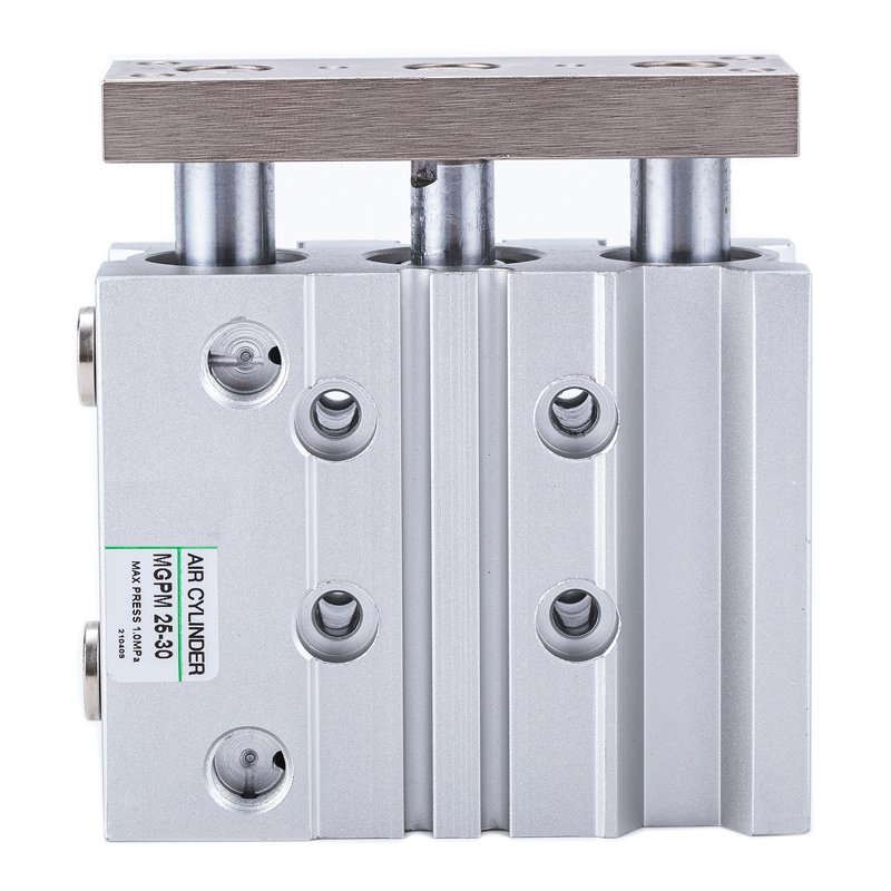 Chinese Factory Tri-rod Cylinder MGP Series MGPM MGPL Aluminum Alloy Material Double Acting Magnetic Cylinder