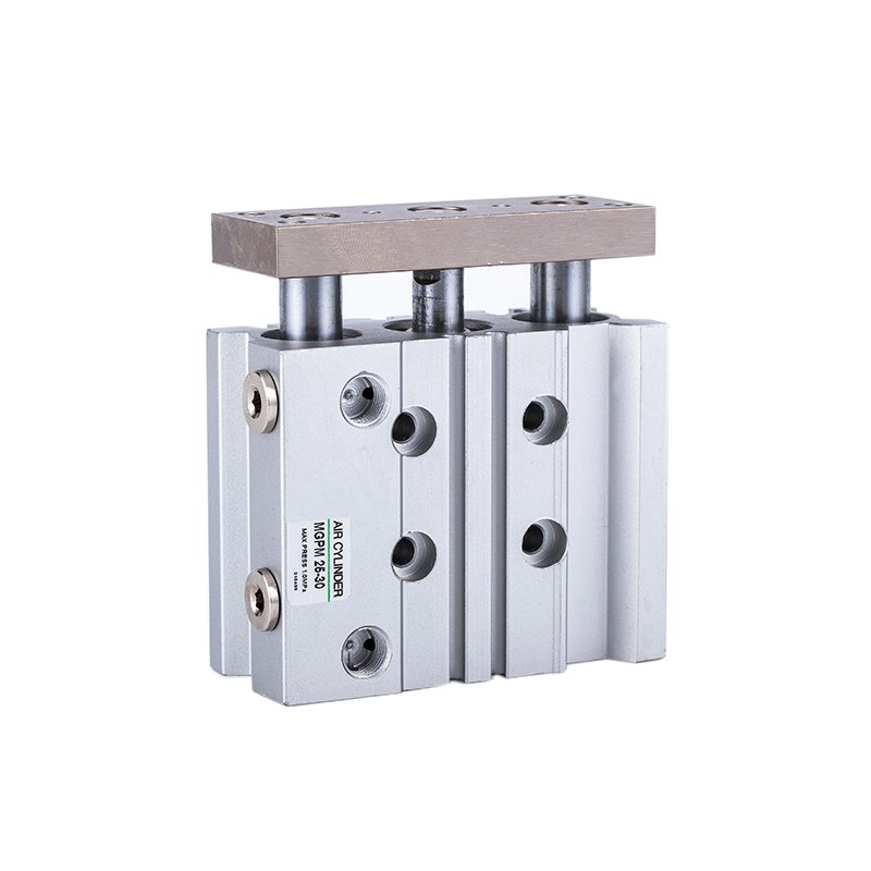 Chinese Factory Tri-rod Cylinder MGP Series MGPM MGPL Aluminum Alloy Material Double Acting Magnetic Cylinder