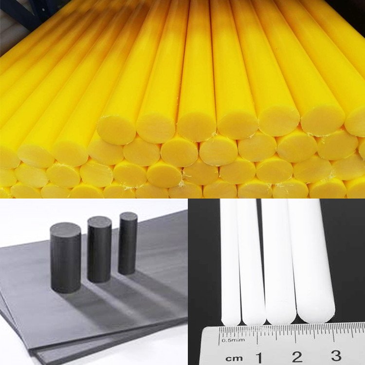 UMHWPE & PC Engineering Plastic Cast Nylon Rod round Polyamide PA6 MC Nylon Rod and Bars Custom Cutting and Moulding Services