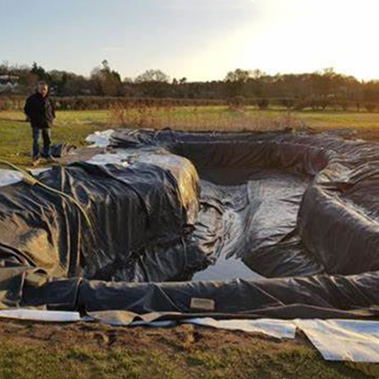 Backyard Waterfall Waterproofing 10 by 10 40mil 45mil EPDM rubber pond liner epdm waterproof membrane