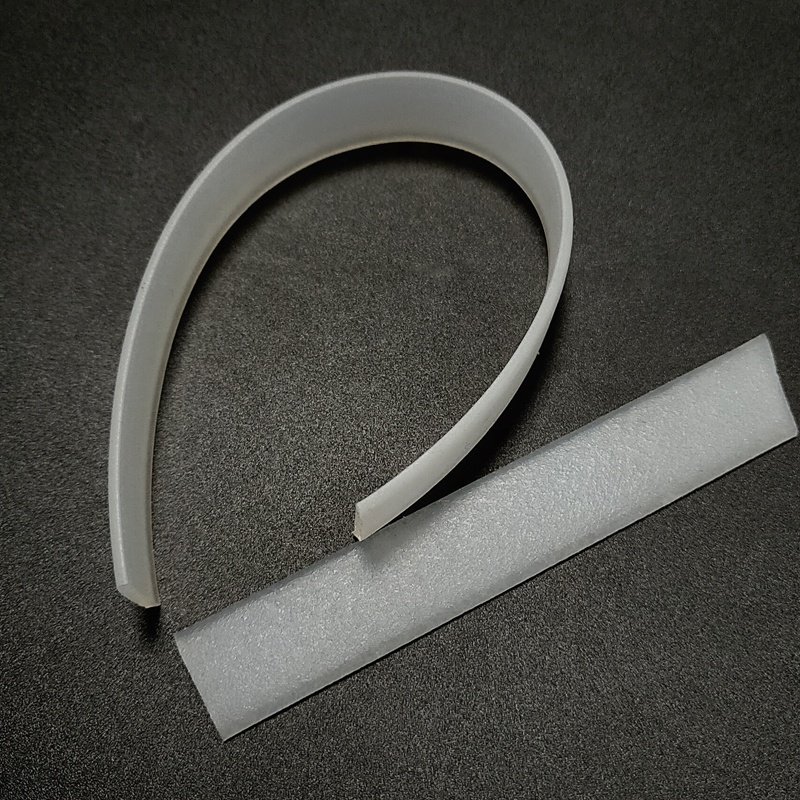 Medical grade rectangle shape high flexible silicone rubber belt