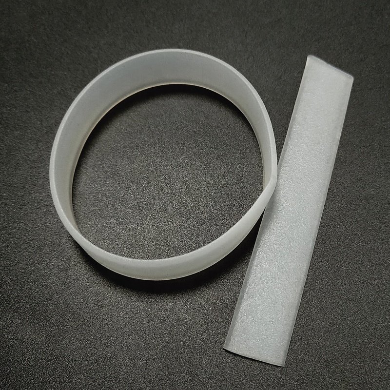 Medical grade rectangle shape high flexible silicone rubber belt