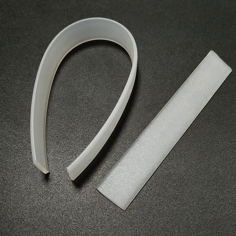Medical grade rectangle shape high flexible silicone rubber belt