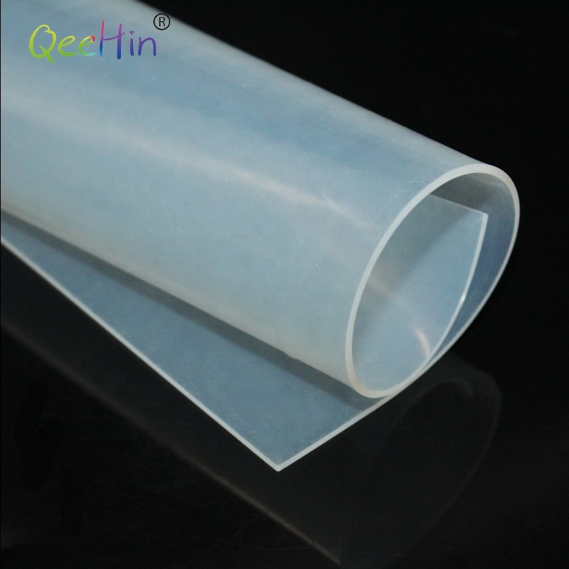 Food grade silicone sheet roll self adhesive transparent silicone rubber sheet for heat press