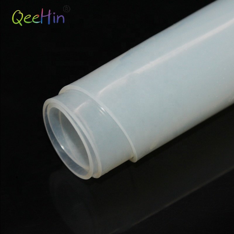 Food grade silicone sheet roll self adhesive transparent silicone rubber sheet for heat press