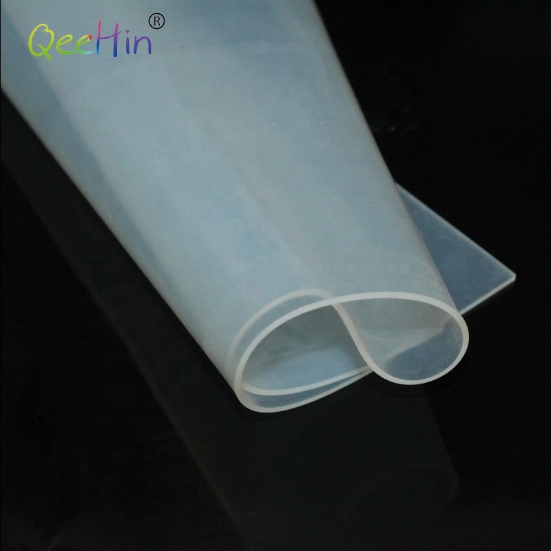 Food grade silicone sheet roll self adhesive transparent silicone rubber sheet for heat press