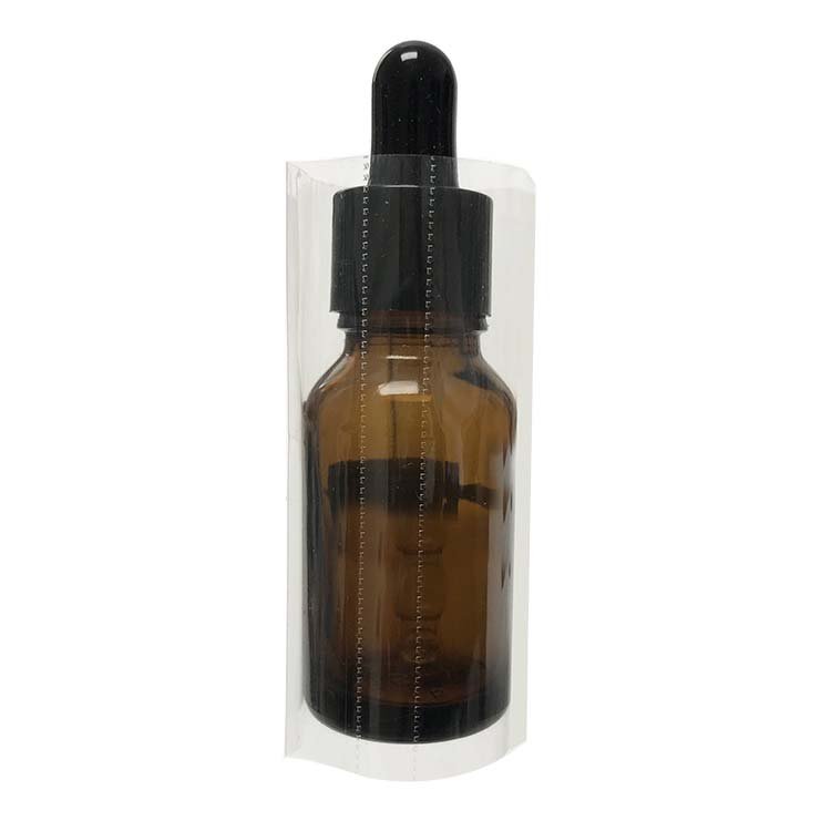 Perforated Clear PVC Heat Shrink Wrap Sealer Shrink Bands Shrink Sleeves With Easily Torn Lines For Glass 10ml Dropper Bottle