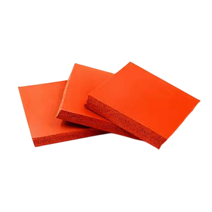High quality high temperature resistant heat resistant silicone sponge sheet silicone rubber foam sheet