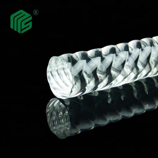 Customized special shape Transparent acrylic pmma rods with LED lighting