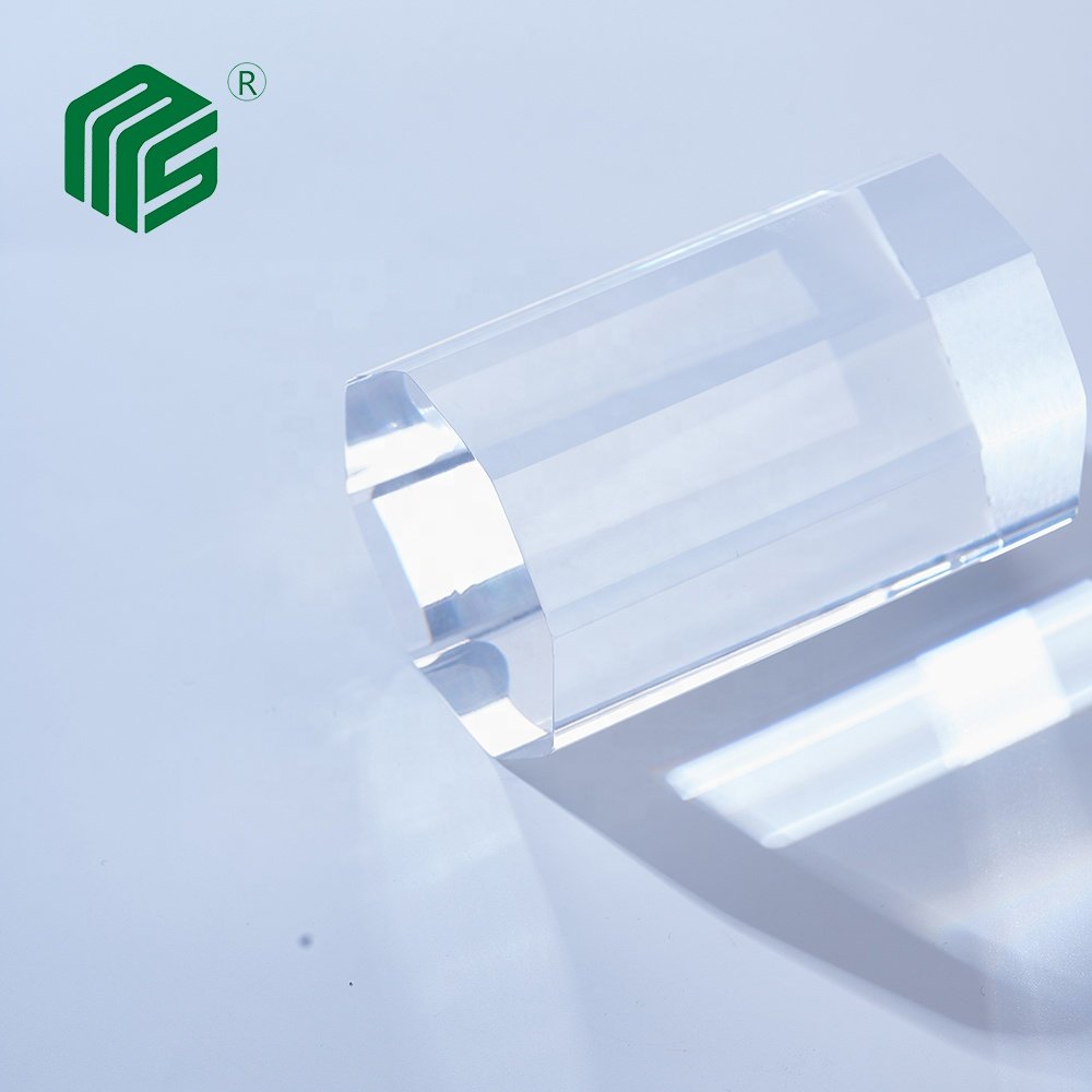 Customized special shape Transparent acrylic pmma rods with LED lighting