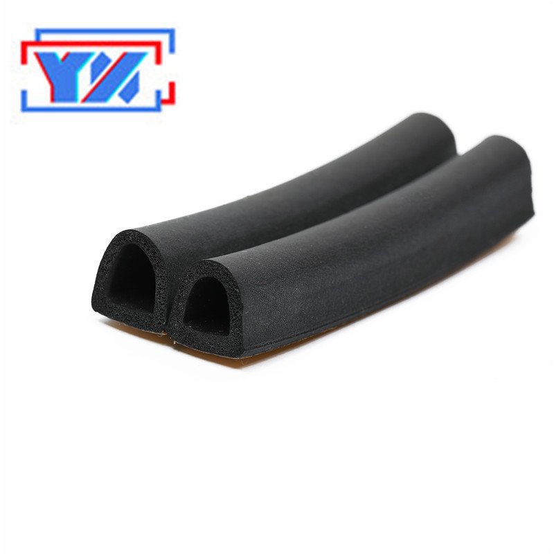 Self Adhesive Automotive Rubber Weather Draft Seal Strip Weatherstrip For Car Window Door Soundproofing Engine Cover(B shape)