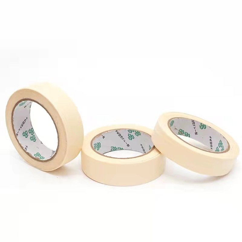 Colorful Automotive Painting Transparent Crepe Paper Masking Tape For Wall Decoration