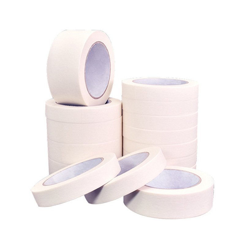 Colorful Automotive Painting Transparent Crepe Paper Masking Tape For Wall Decoration