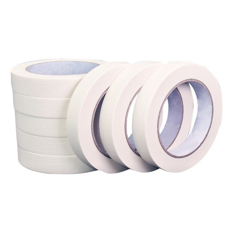 Colorful Automotive Painting Transparent Crepe Paper Masking Tape For Wall Decoration