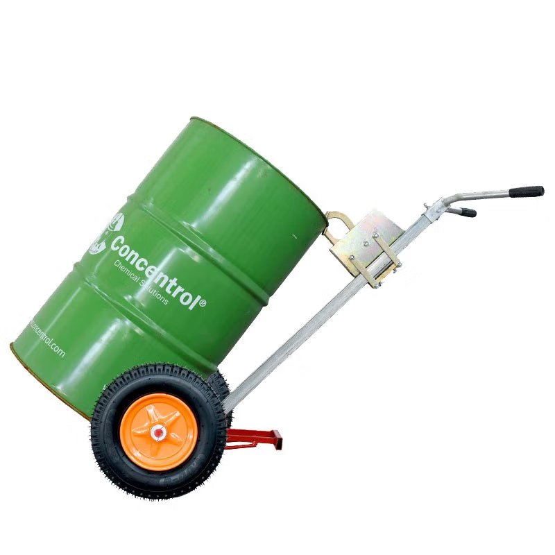HYSTIC 450kg Manual Multi-Functional Olecranon Drum Trolley Light Simple Iron Plastic Dual Use Oil Drum Truck OEM Customizable