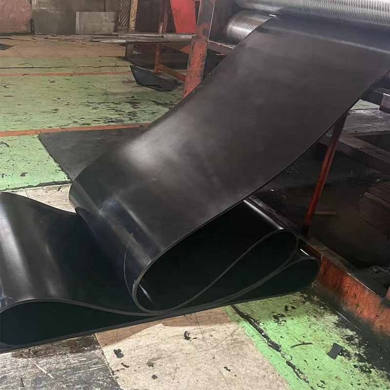 custom EP500 4 ply endless rubber belt roll abrasion resistant polyester canvas conveyor belt