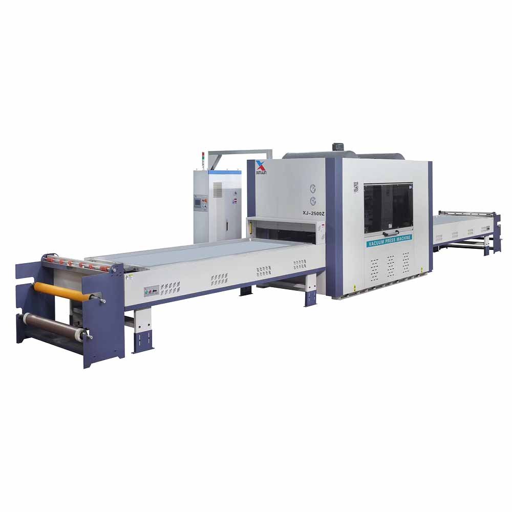 Positive and negative vacuum press machine for high quality kitchen doors 3400 mm
