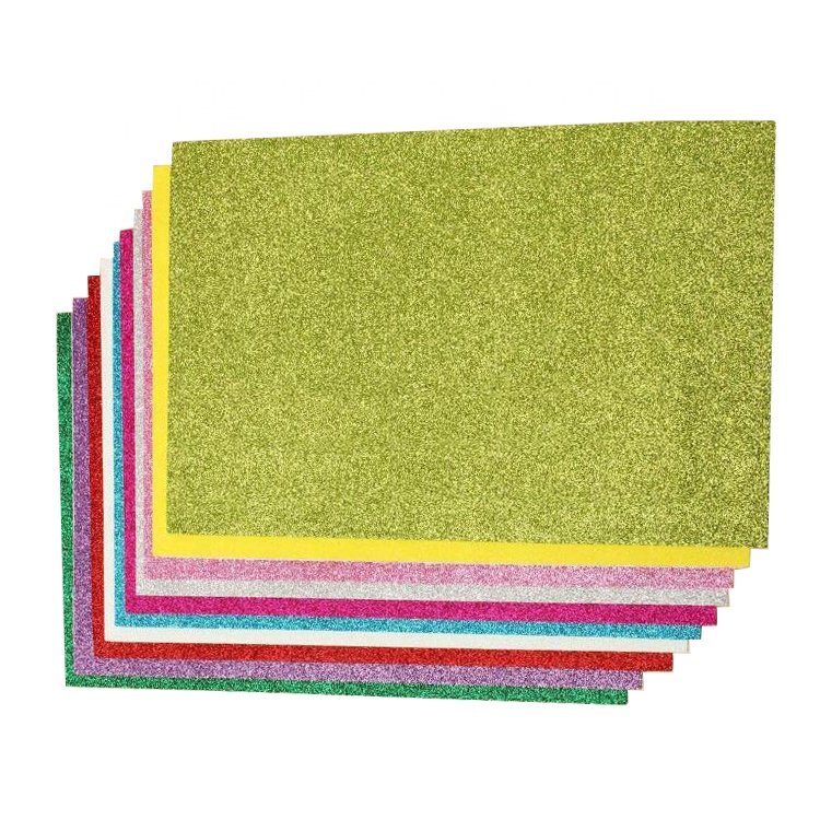 1.3-2.0mm Craft Glitter EVA foam EVA Rubber Sheets