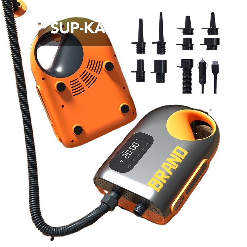 18000mAh SUP Air Pump,20PSI High Pressure Inflation with Auto-Off LED Light,Deflation Function for Paddle Boards, Boats,Tent