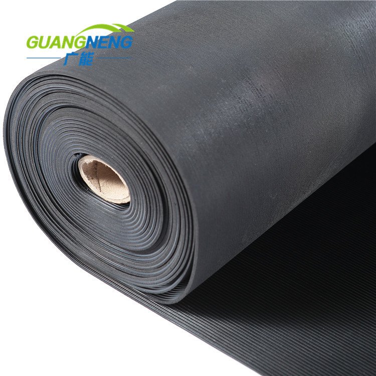 3mm-5mm thickness Fine ribbed figure rubber sheets in roll