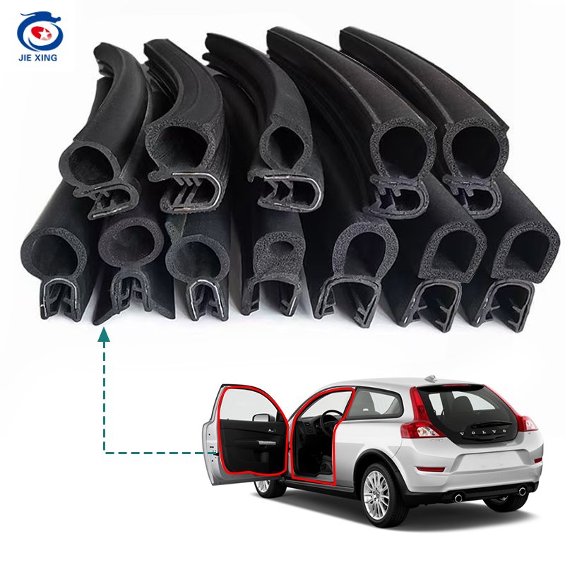 Automotive door rubber seal strip Extruded sealing strip PVC EPDM car Seal Rubber strip maker