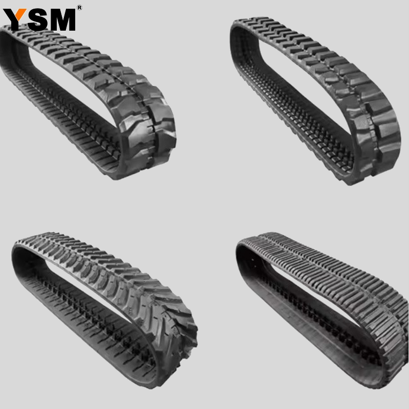 Custom Oem Quality E85 E80Zts Mini Excavator Rubber Crawler Track Specs 450X81X76W Rubber Tracks