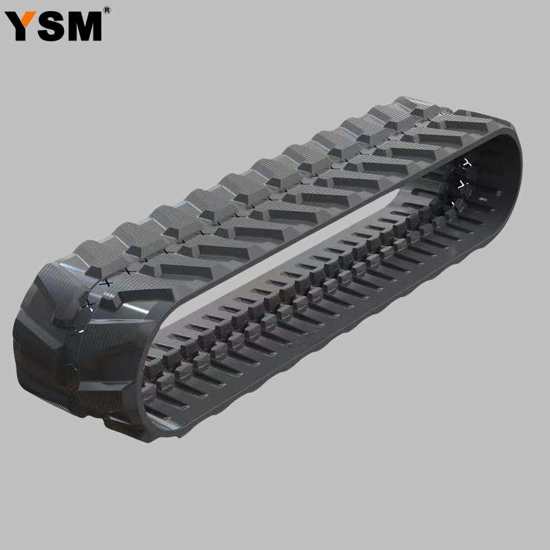 Custom Oem Quality E85 E80Zts Mini Excavator Rubber Crawler Track Specs 450X81X76W Rubber Tracks