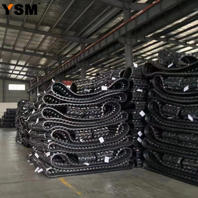 Custom Oem Quality E85 E80Zts Mini Excavator Rubber Crawler Track Specs 450X81X76W Rubber Tracks