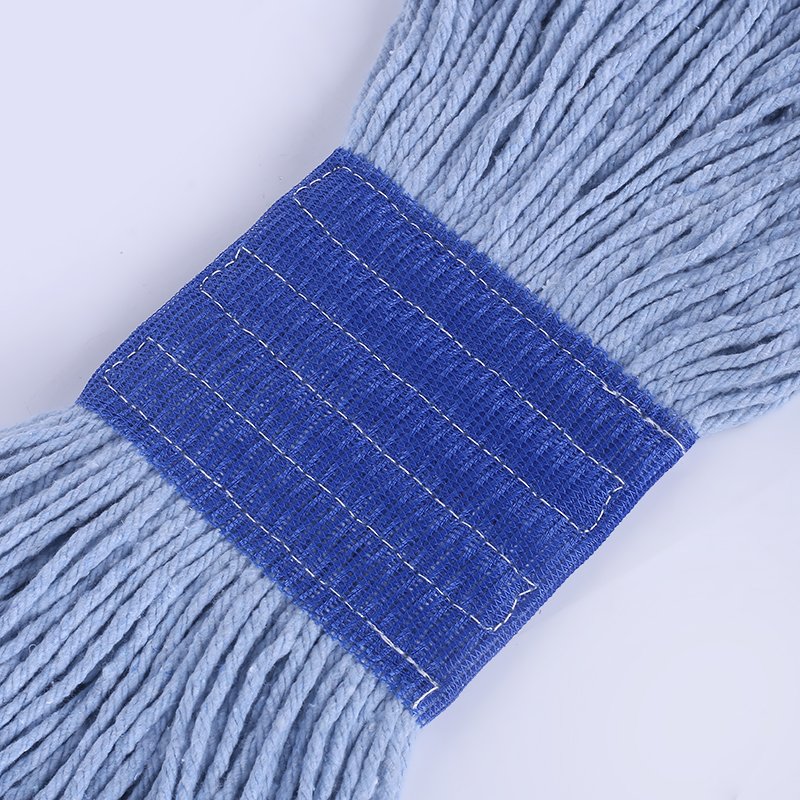Professional Wholesaler High Water Absorption Premium Cotton Loop Cut End Narrow Mop Head Clip Mop Refill