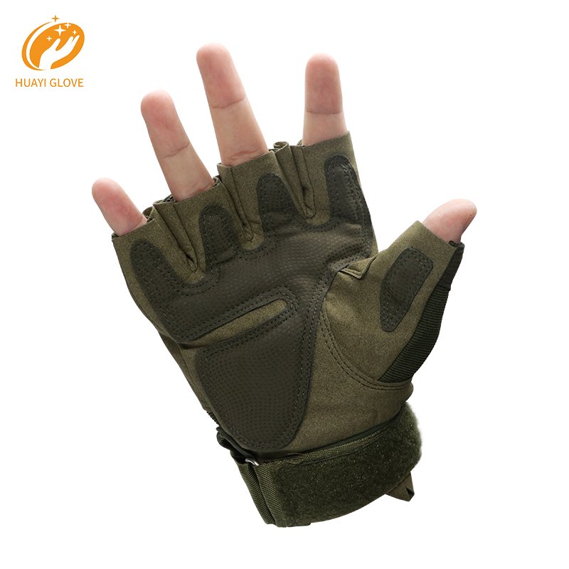 Half Finger Tactical Gloves Mountain Climbing Outdoor Training Fitness Breathable Anti Slip Protection Glove